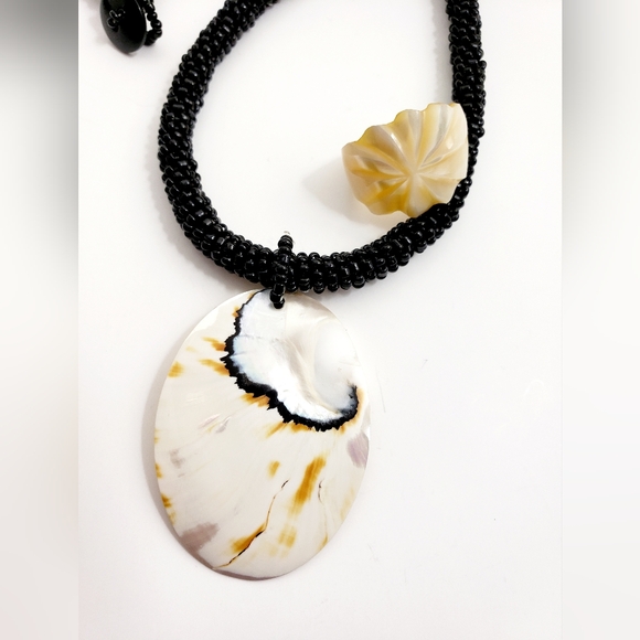 Abalone Necklace and Ring - Set - Picture 9 of 11